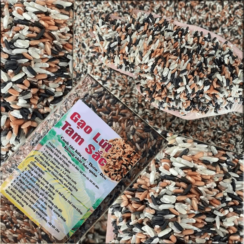 Gạo lứt tam sắc